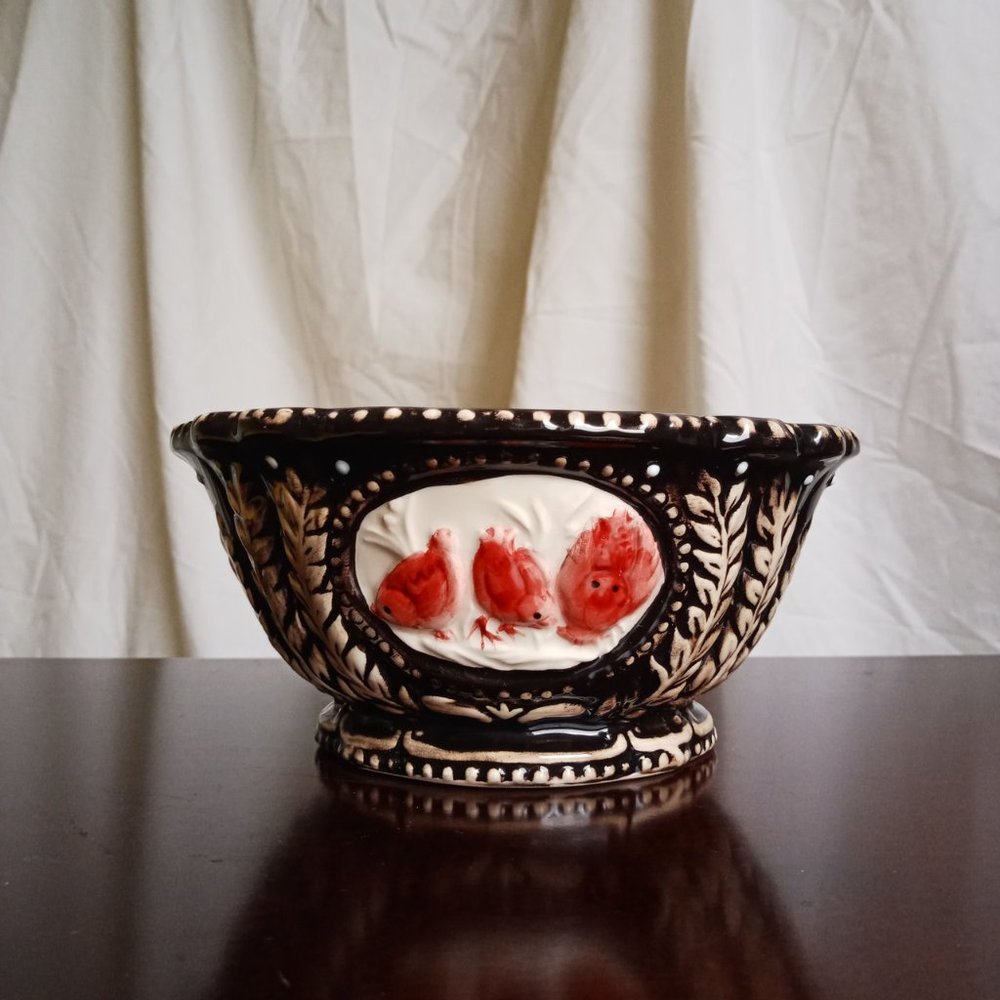 Blue Sky // Chicken Farm Ceramic Bowl